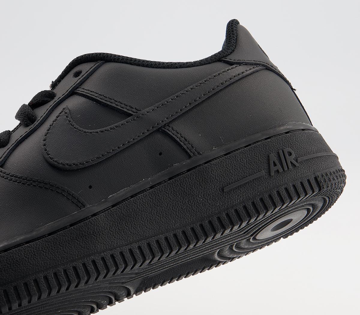 Nike Air Force 1 Boys Trainers Black - Excluded From Site