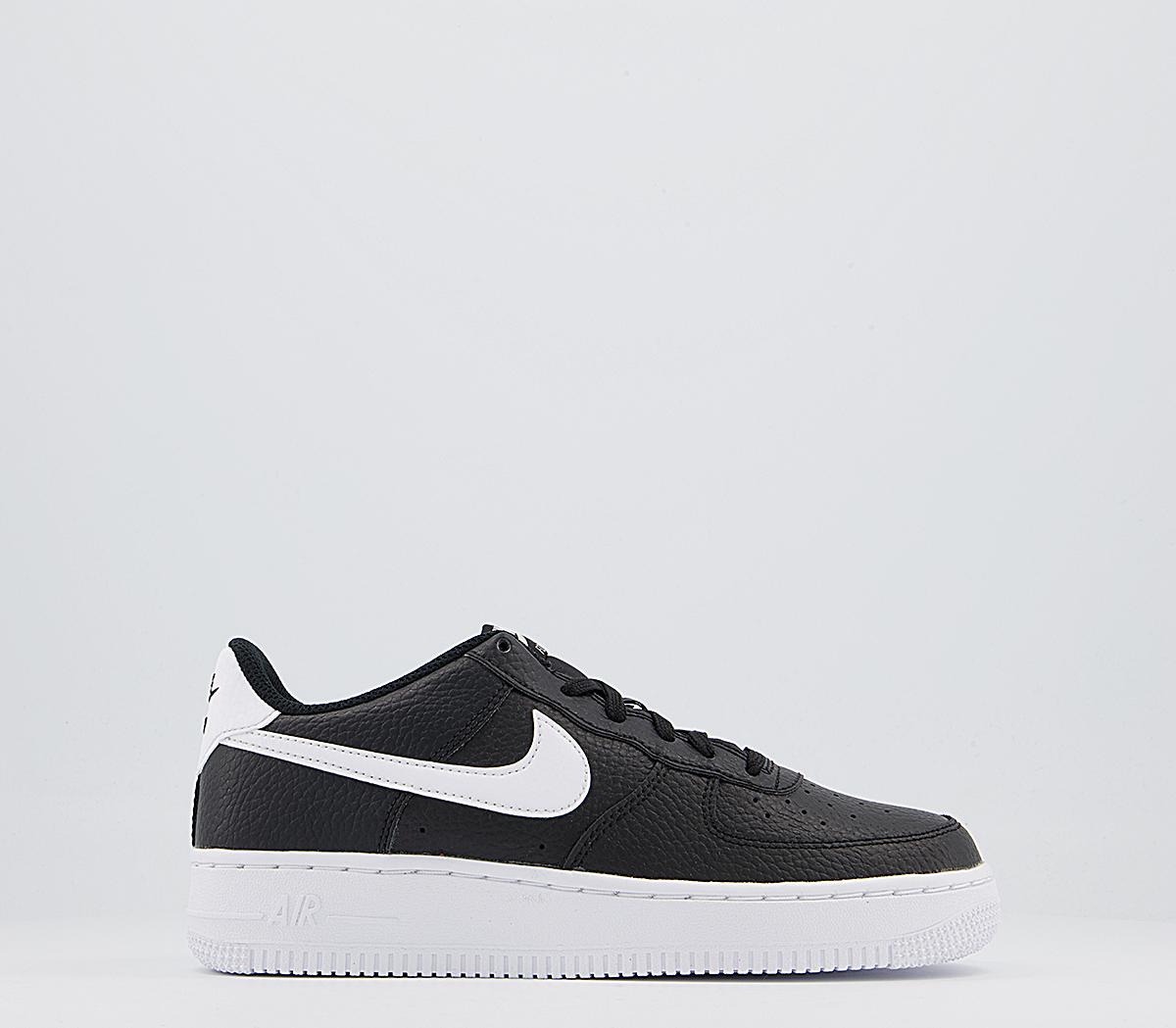 Nike air force clearance 1 black white sole