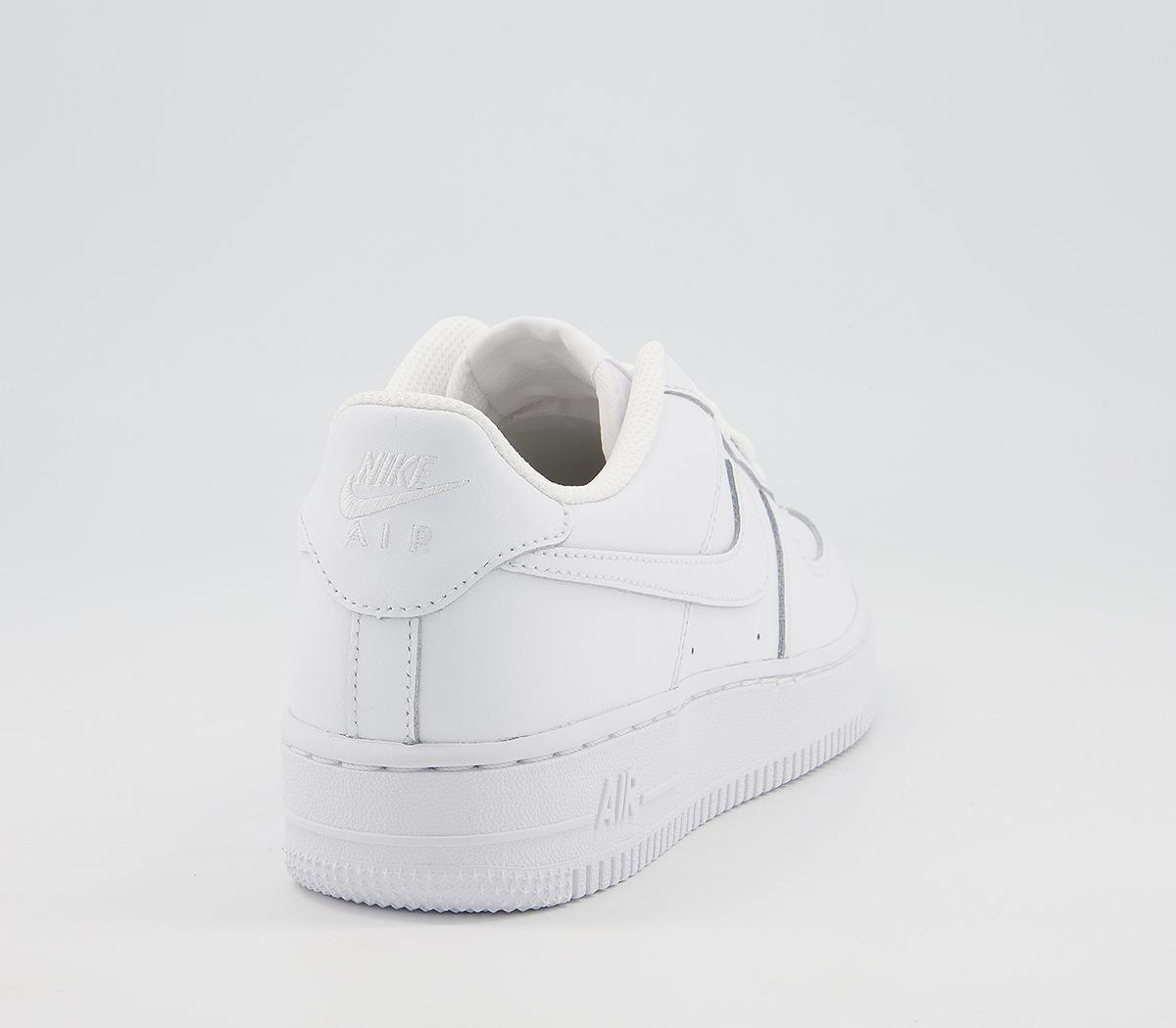 Nike Air Force 1 Junior Trainers White - Nike Air Force 1