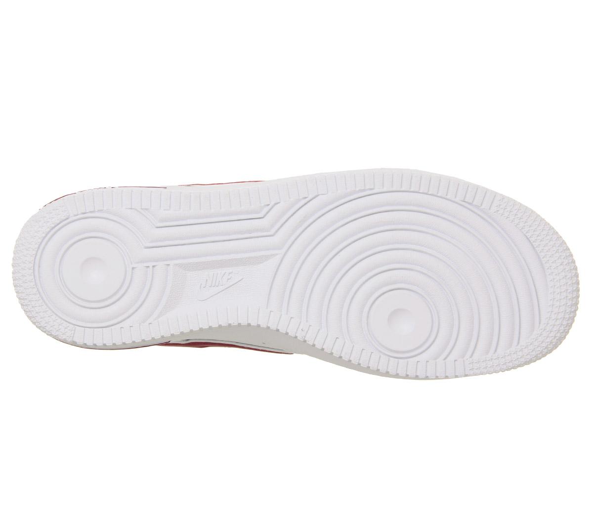 NikeAir Force 1 TrainersWhite Red