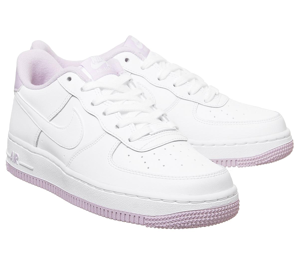 NikeAir Force 1 TrainersWhite White Iced Lilac