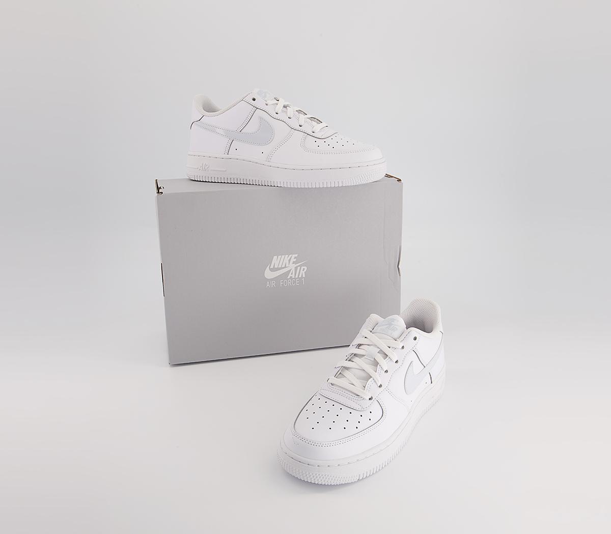 Nike Air Force 1 Junior Trainers White Aura - Junior