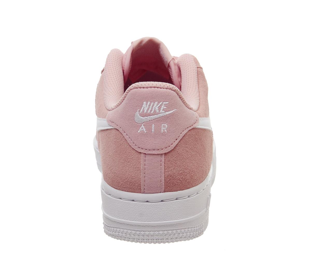 NikeAf1 BoysCoral Starust White