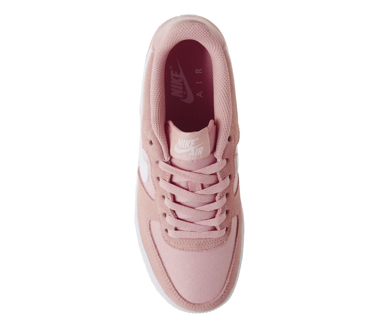 NikeAf1 BoysCoral Starust White