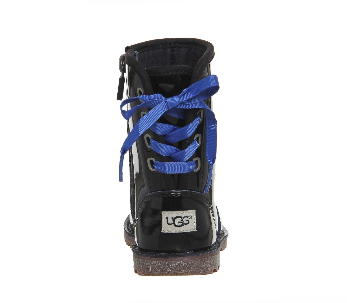 UGG Corene Infant Boots Black Patent Unisex