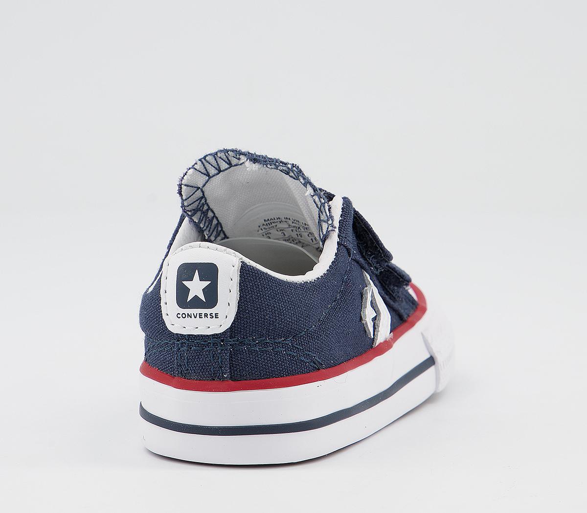 Converse Star Player Infant Trainers Converse Star Player Infant Trainers Navy White Red