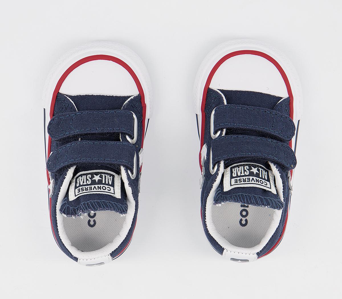 Converse Star Player Infant Trainers Converse Star Player Infant Trainers Navy White Red