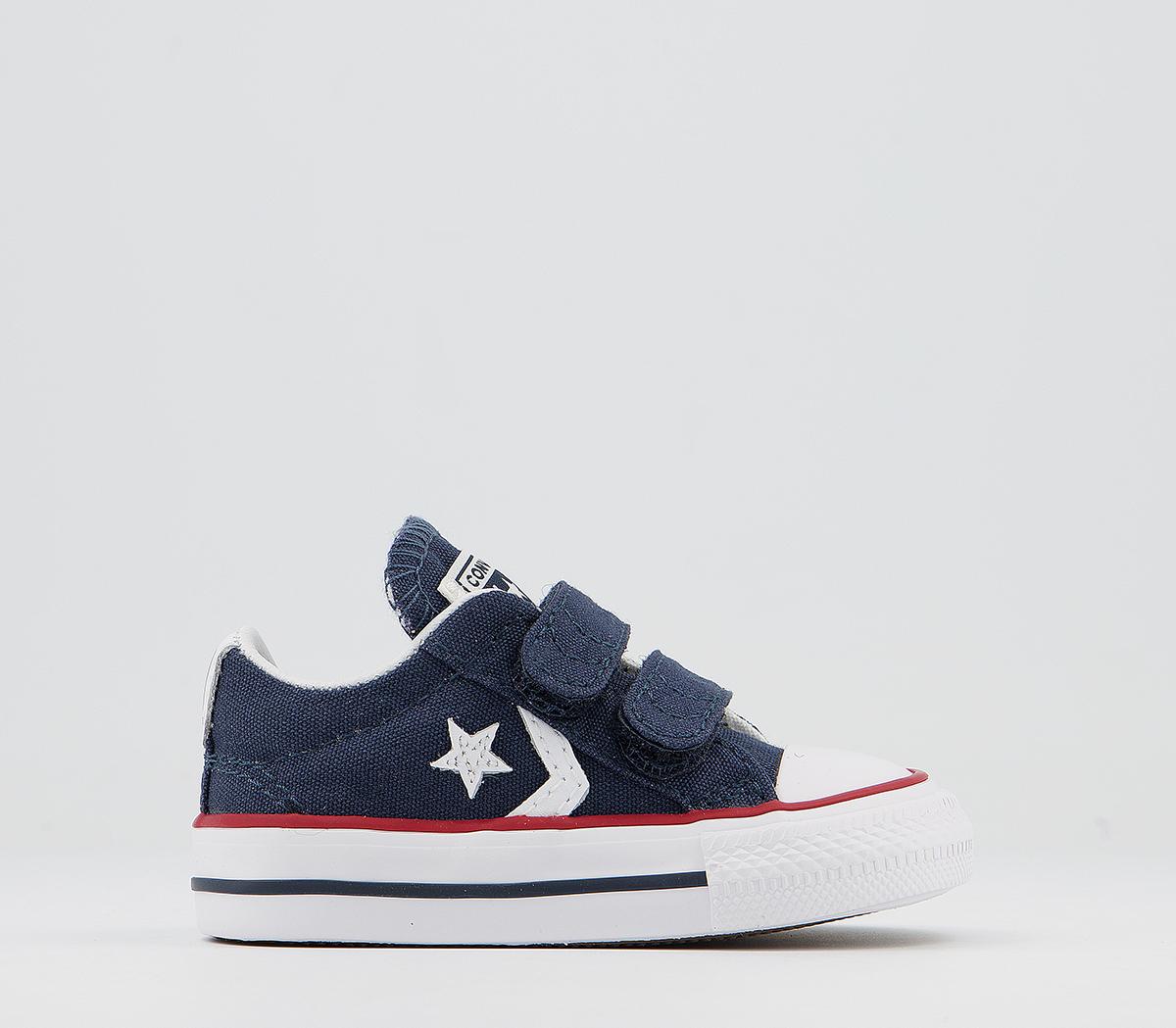 ConverseStar Player Infant TrainersNavy White Red