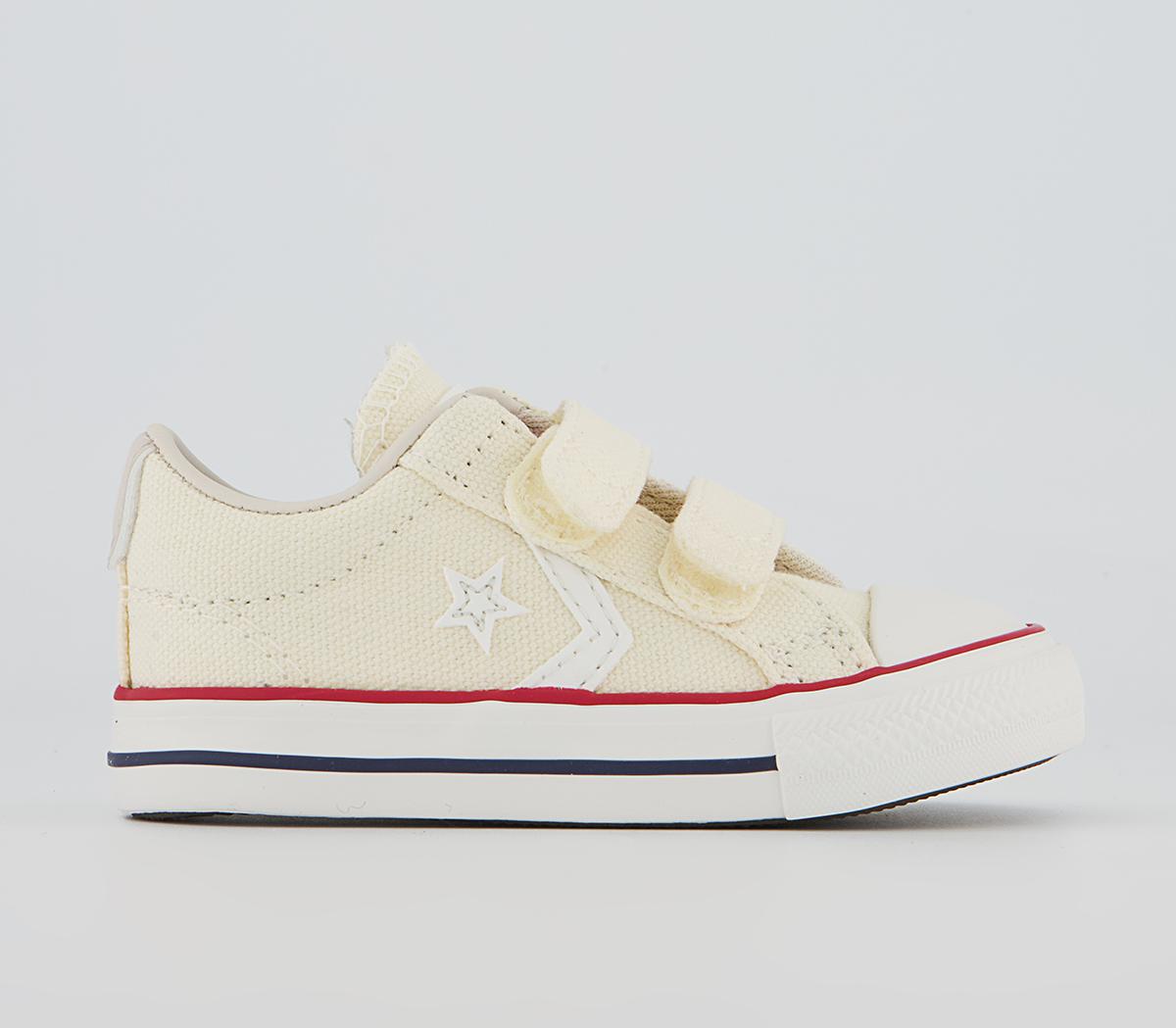 ConverseStar Player Infant TrainersEgret Red Gym Vintage White