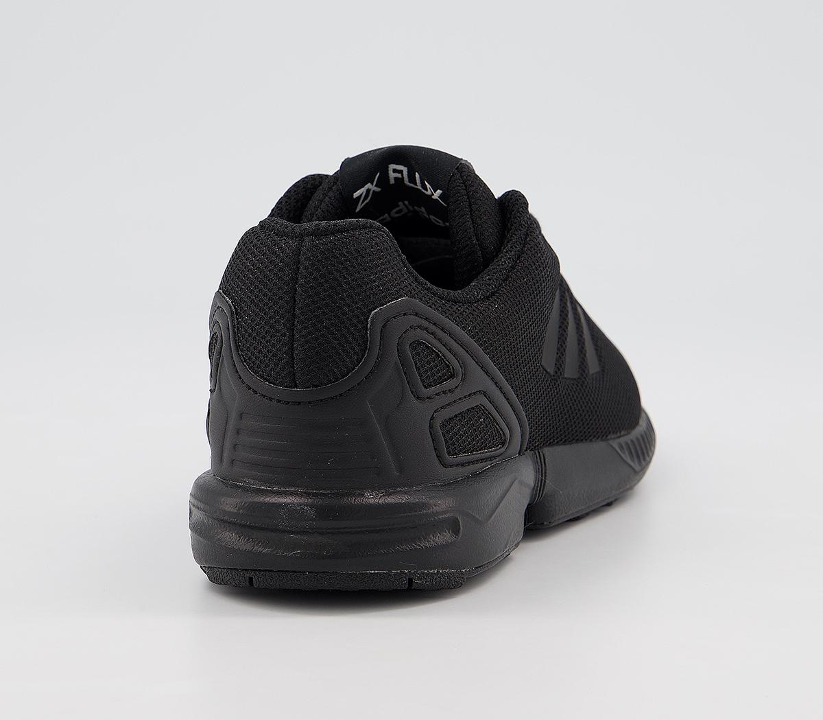 adidas Zx Flux K Black Mono - Unisex