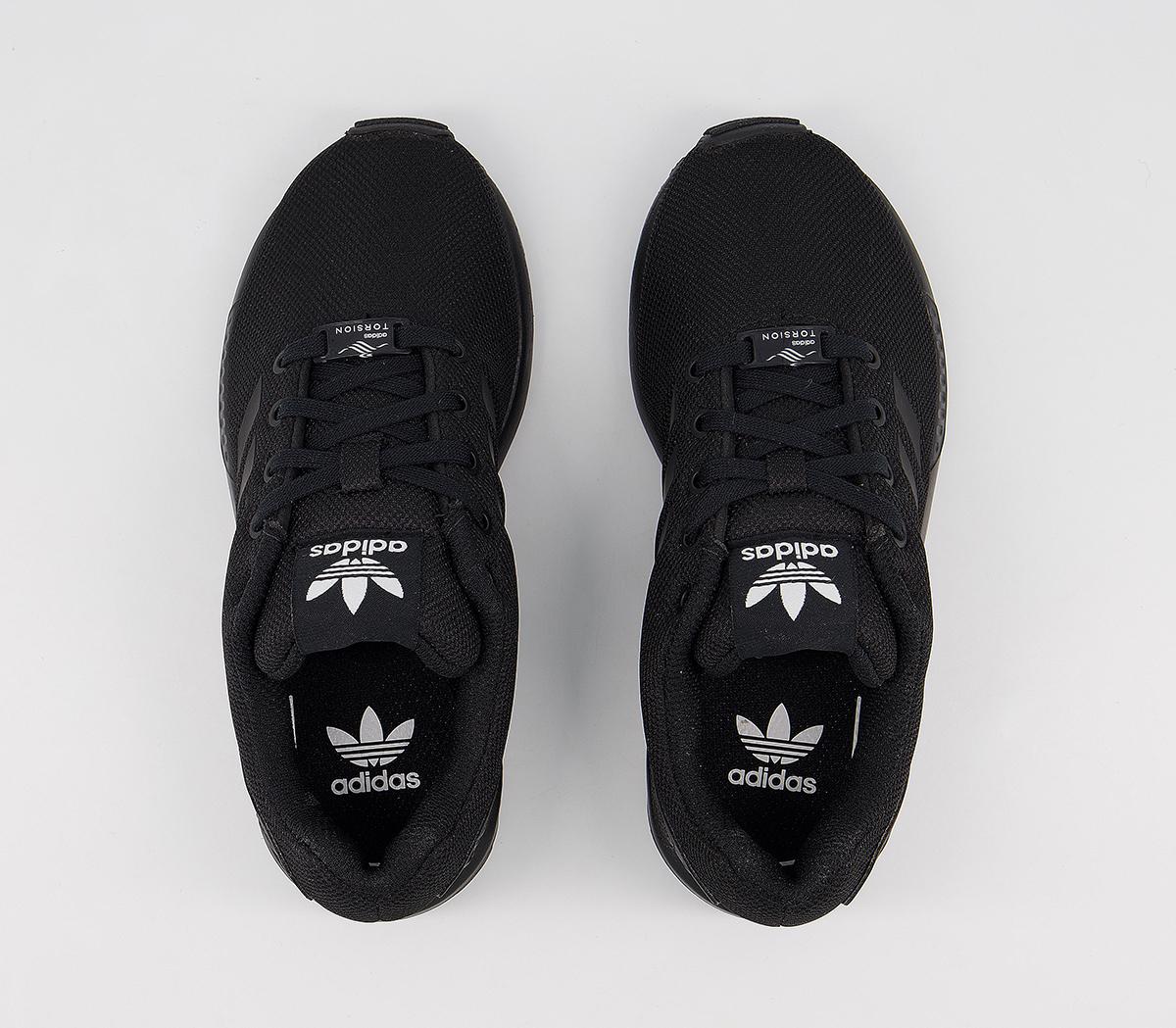adidas Zx Flux K Black Mono - Unisex