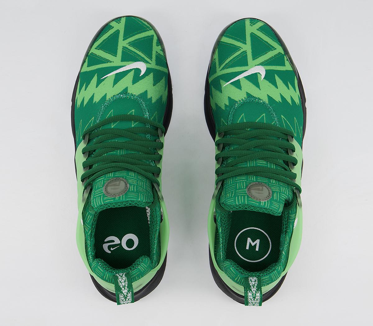 Nike Air Presto Trainers Nike Air Presto Trainers Pine Green Green Strike Black White