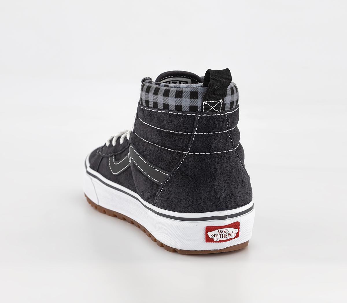 Vans Sk8 Hi Mte Sneaker Boots Vans Sk8 Hi Mte Sneaker Boots Plaid Grey White