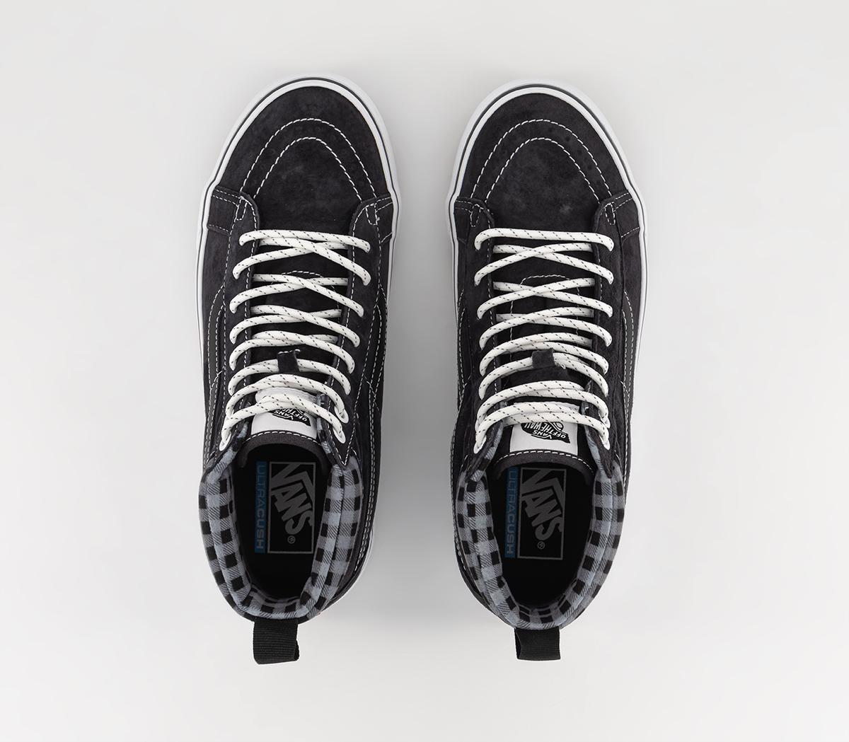Vans Sk8 Hi Mte Sneaker Boots Vans Sk8 Hi Mte Sneaker Boots Plaid Grey White