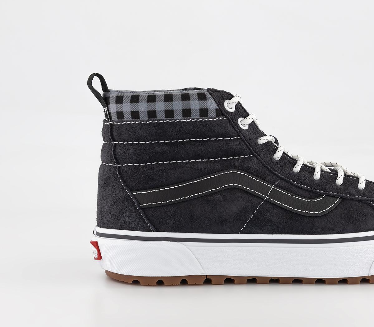 Vans Sk8 Hi Mte Sneaker Boots Vans Sk8 Hi Mte Sneaker Boots Plaid Grey White