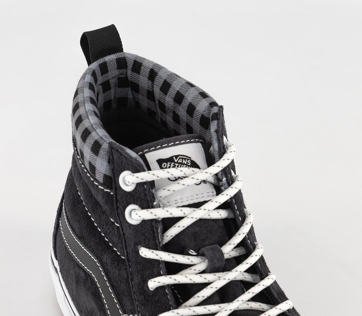 Vans Sk8 Hi Mte Sneaker Boots Vans Sk8 Hi Mte Sneaker Boots Plaid Grey White