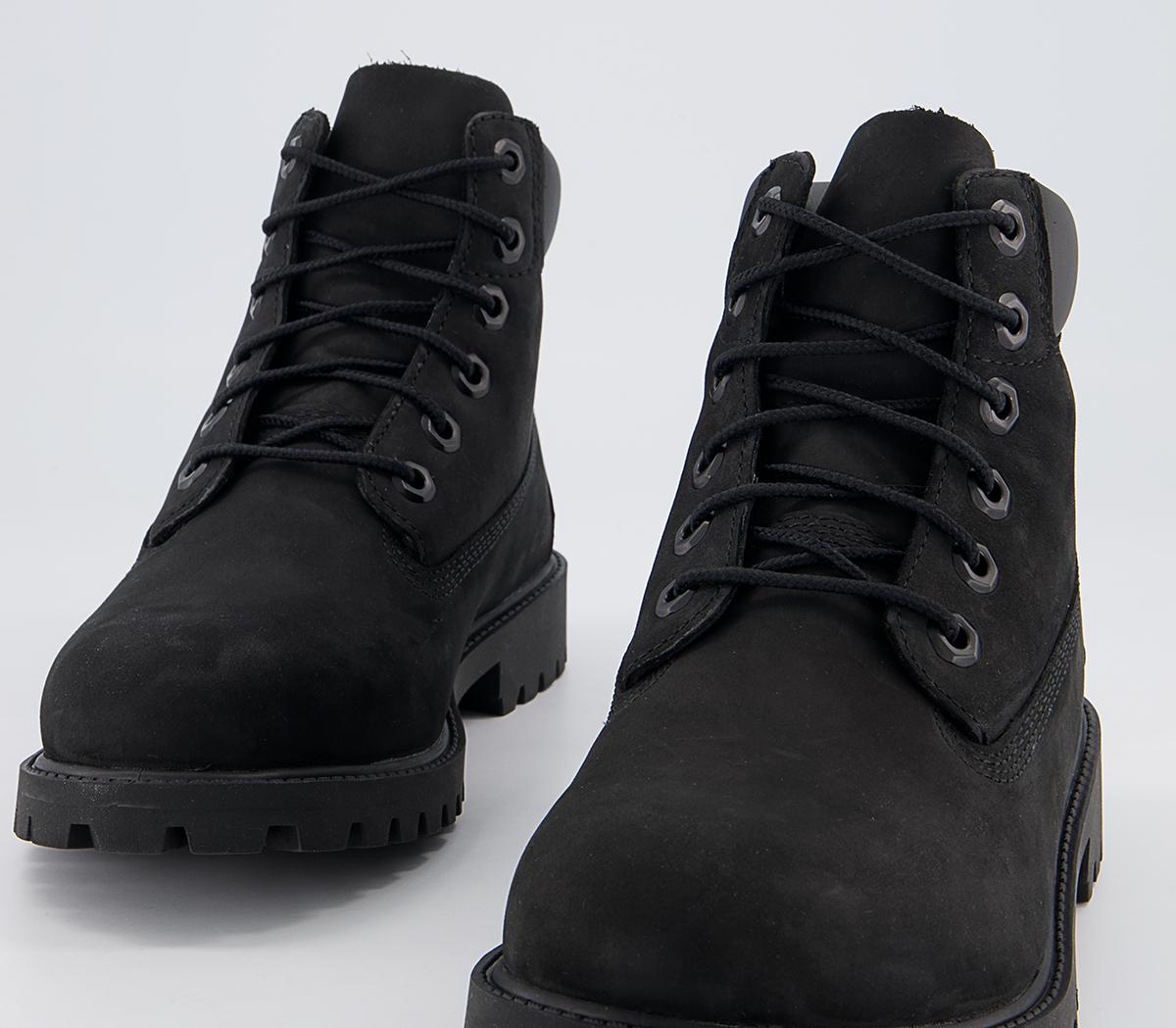 TimberlandJunior 6 Inch Premium Waterproof BootsBlack Nubuck