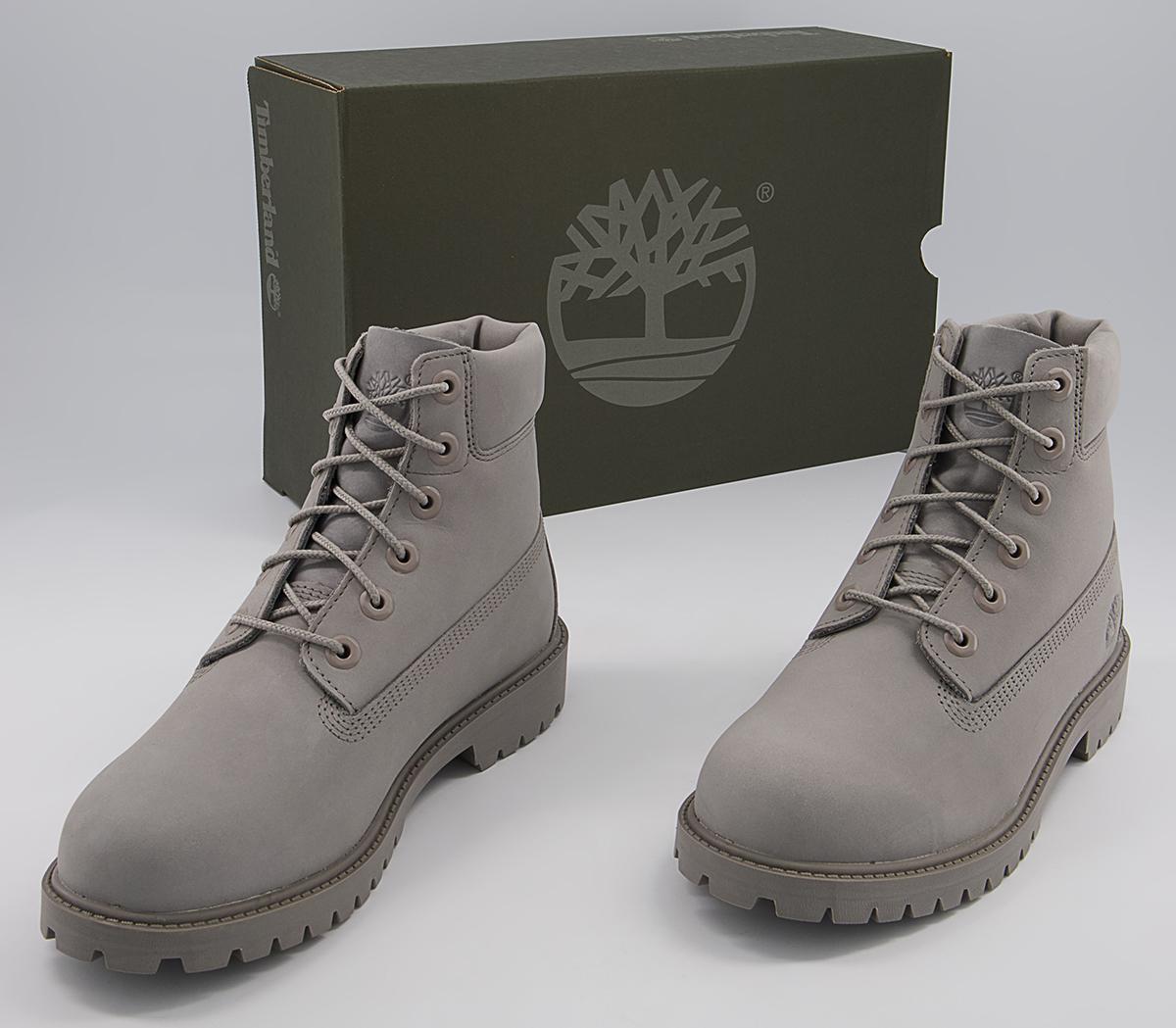 Timberland Junior 6 Premium Waterproof Boots Timberland Junior 6 Premium Waterproof Boots Medium Grey