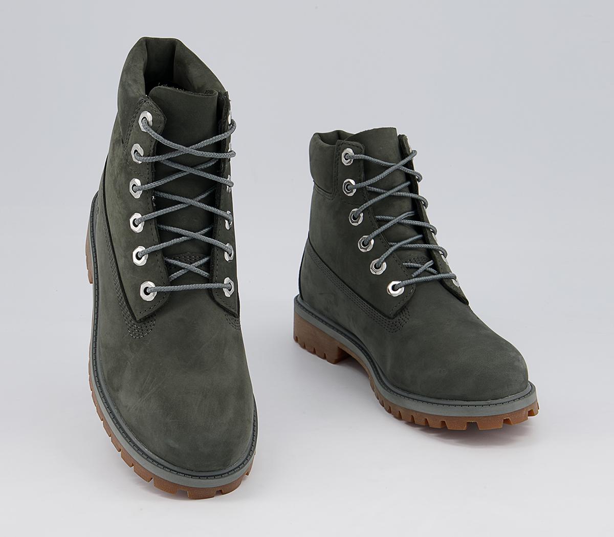Timberland Juniors 6 Premium Waterproof Boots Timberland Juniors 6 Premium Waterproof Boots Coal