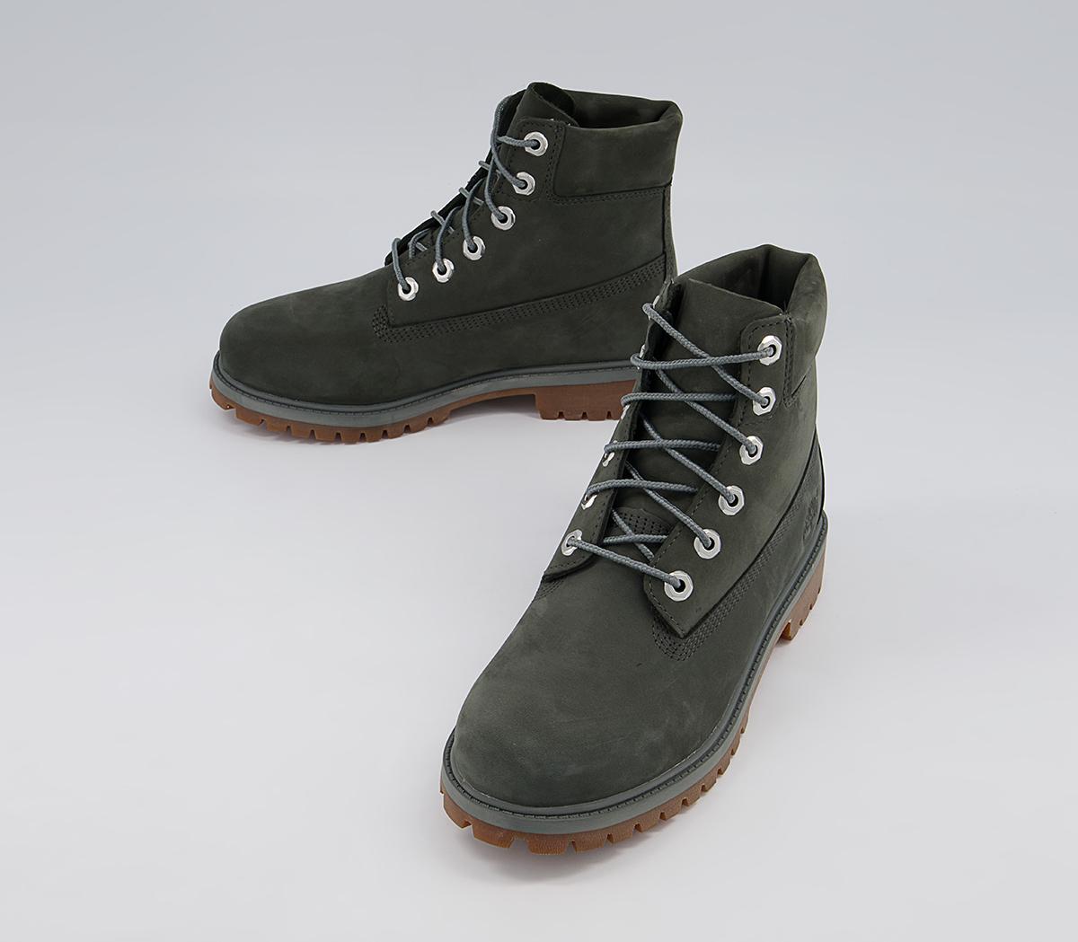 Timberland Juniors 6 Premium Waterproof Boots Timberland Juniors 6 Premium Waterproof Boots Coal