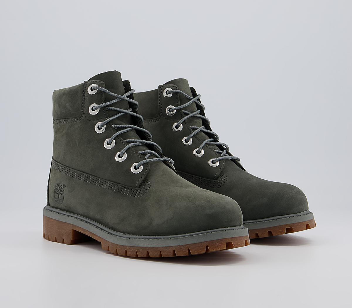 Timberland Juniors 6 Premium Waterproof Boots Timberland Juniors 6 Premium Waterproof Boots Coal