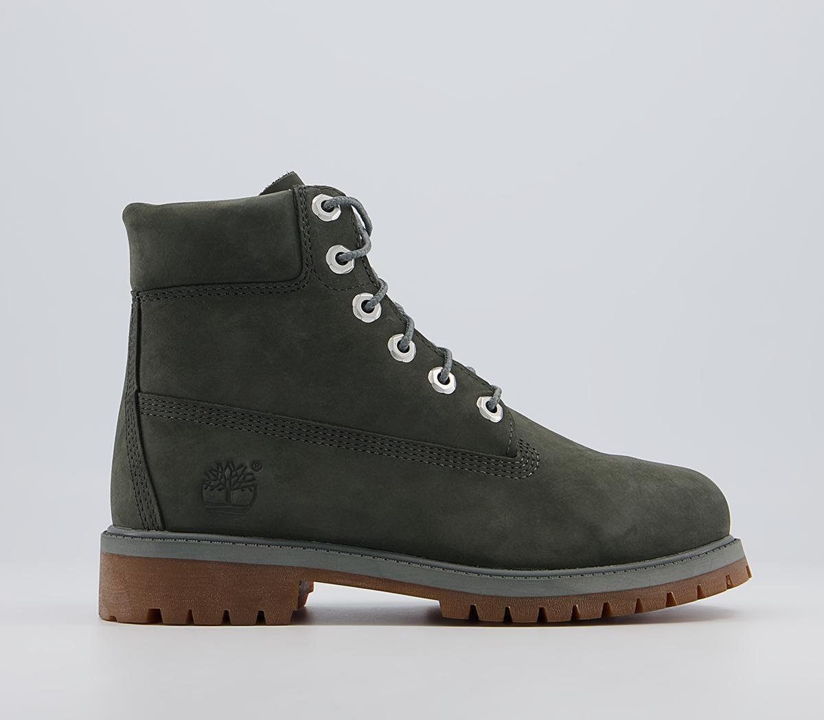 Timberland Juniors 6 Premium Waterproof Boots Timberland Juniors 6 Premium Waterproof Boots Coal