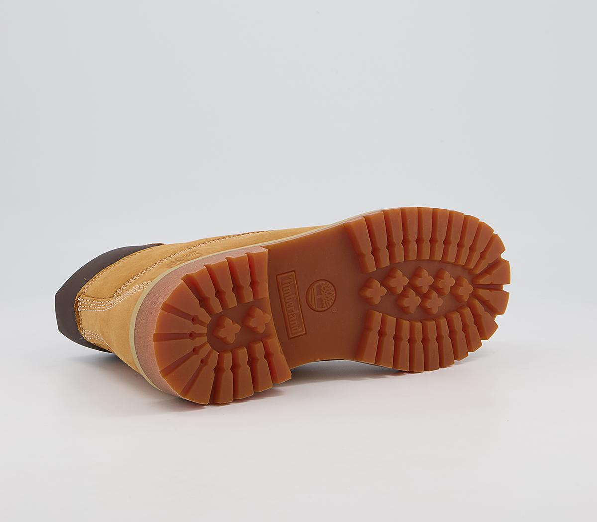 Timberland Juniors 6 Inch Premium Waterproof Boots Timberland Juniors 6 Inch Premium Waterproof Boots Wheat Nubuck
