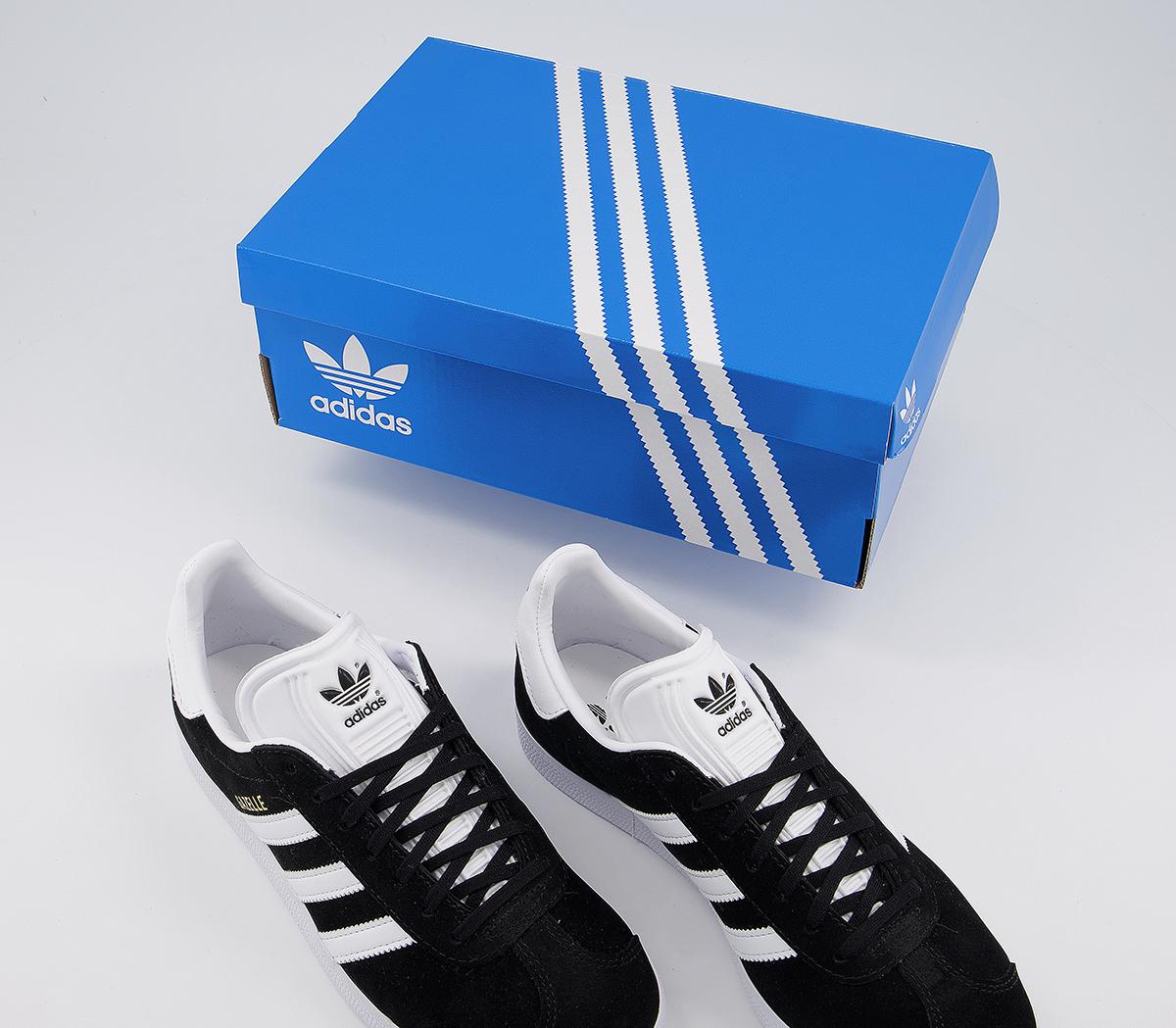 adidas Gazelle Trainers adidas Gazelle Trainers Core Black White