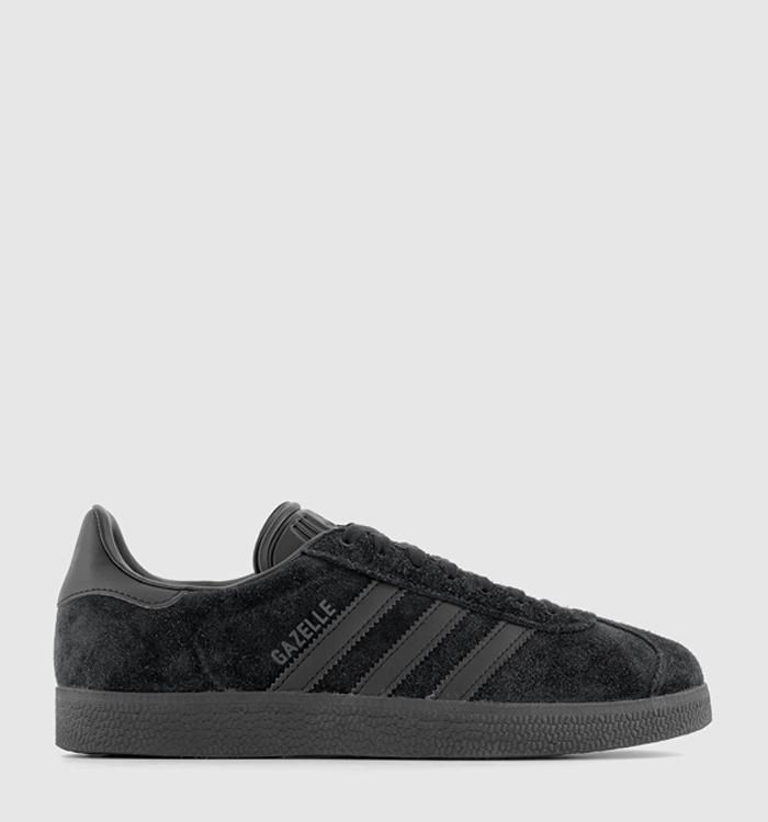 All black hot sale suede gazelles