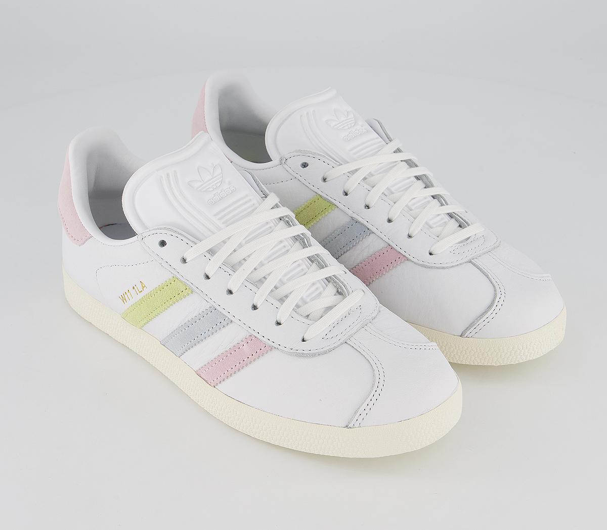 adidasGazelle TrainersWhite Clear Pink Tint W11 1la Exclusive