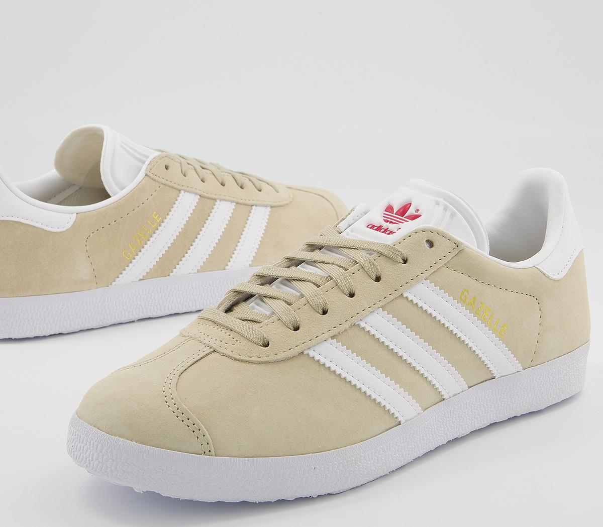adidas Gazelle Trainers adidas Gazelle Trainers Savannah White Glory Red