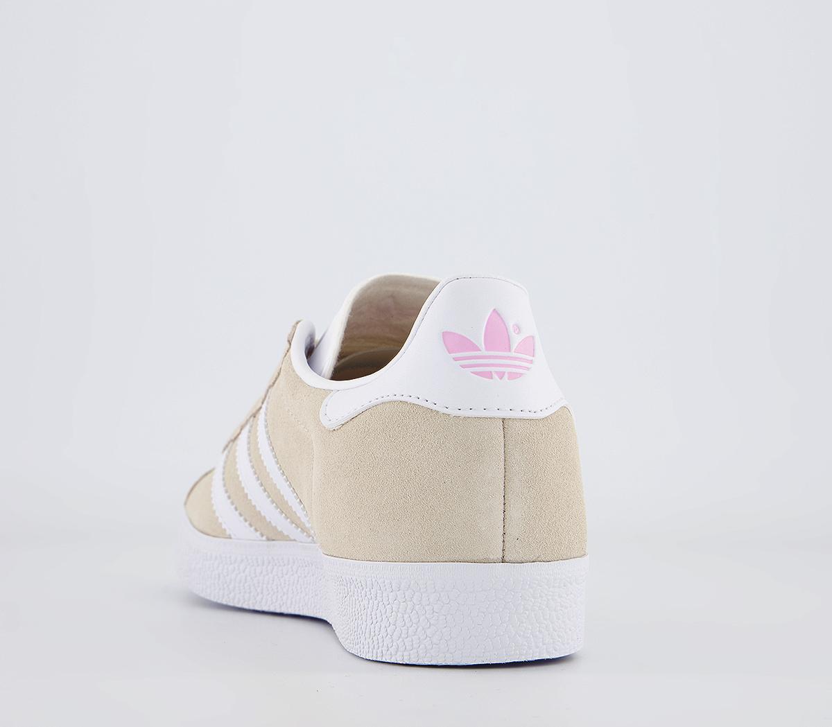 adidasGazelle TrainersOff White Clear Pink