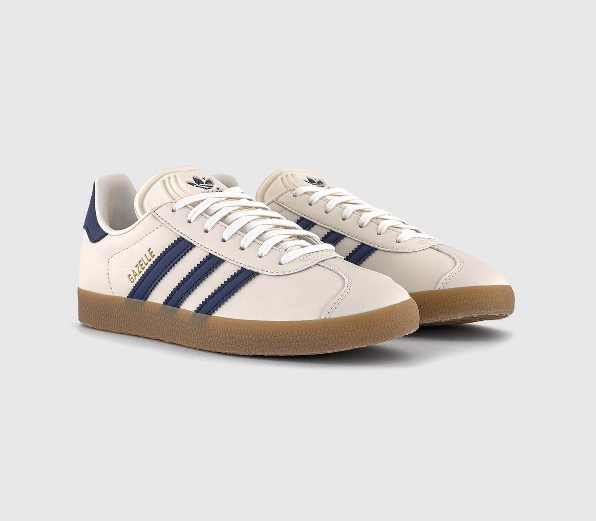 adidasGazelle Trainers adidasGazelle TrainersCloud White Dark Blue Gum
