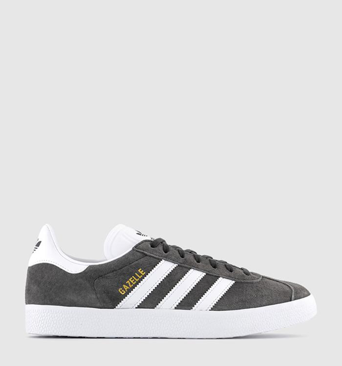adidas Gazelle Trainers Dgh Solid Grey White Gold Met