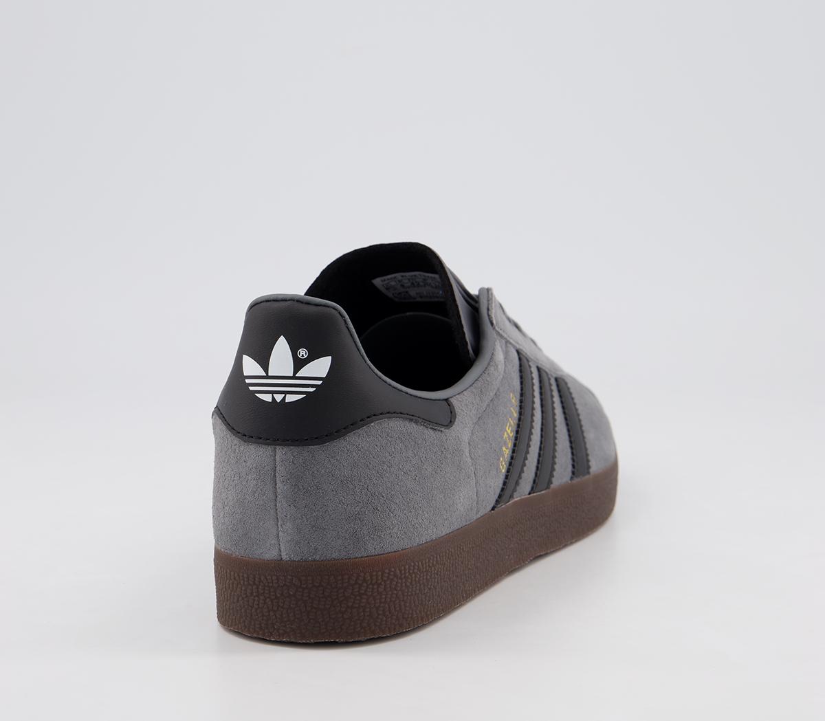 adidas Gazelle Trainers adidas Gazelle Trainers Grey Black Gum