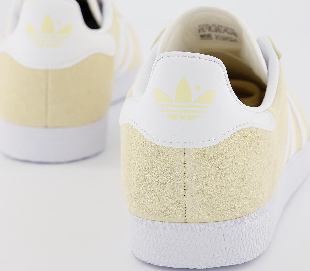 adidasGazelle TrainersEasy Yellow White Gold Metallic F