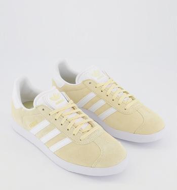 adidasGazelle TrainersEasy Yellow White Gold Metallic F