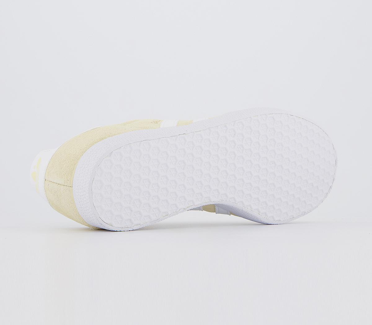 adidasGazelle TrainersEasy Yellow White Gold Metallic F