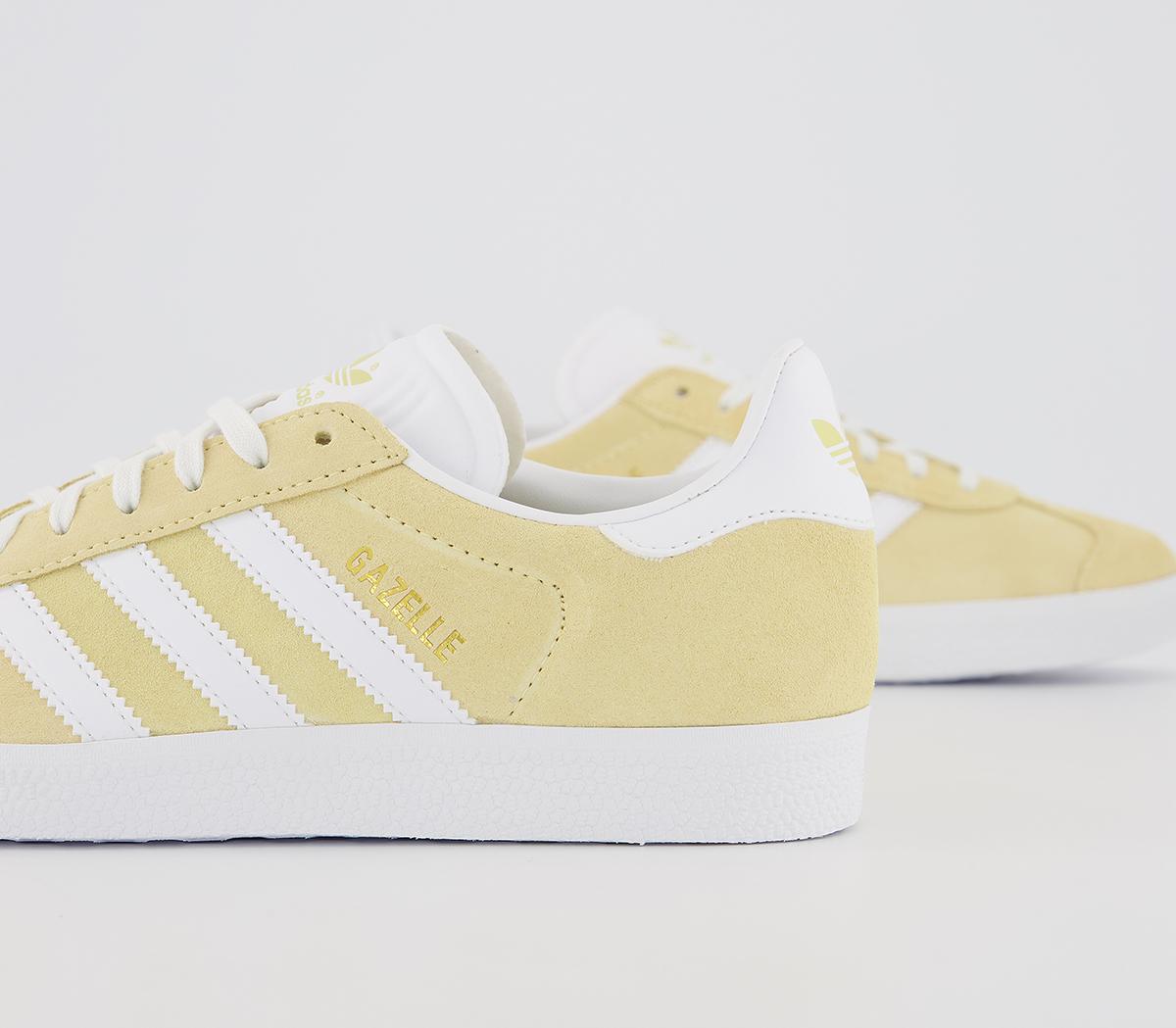adidas gazelle silver green womens Shop Yellow Womens Gazelle Lace Up Sneakers – Shoebacca main image 0