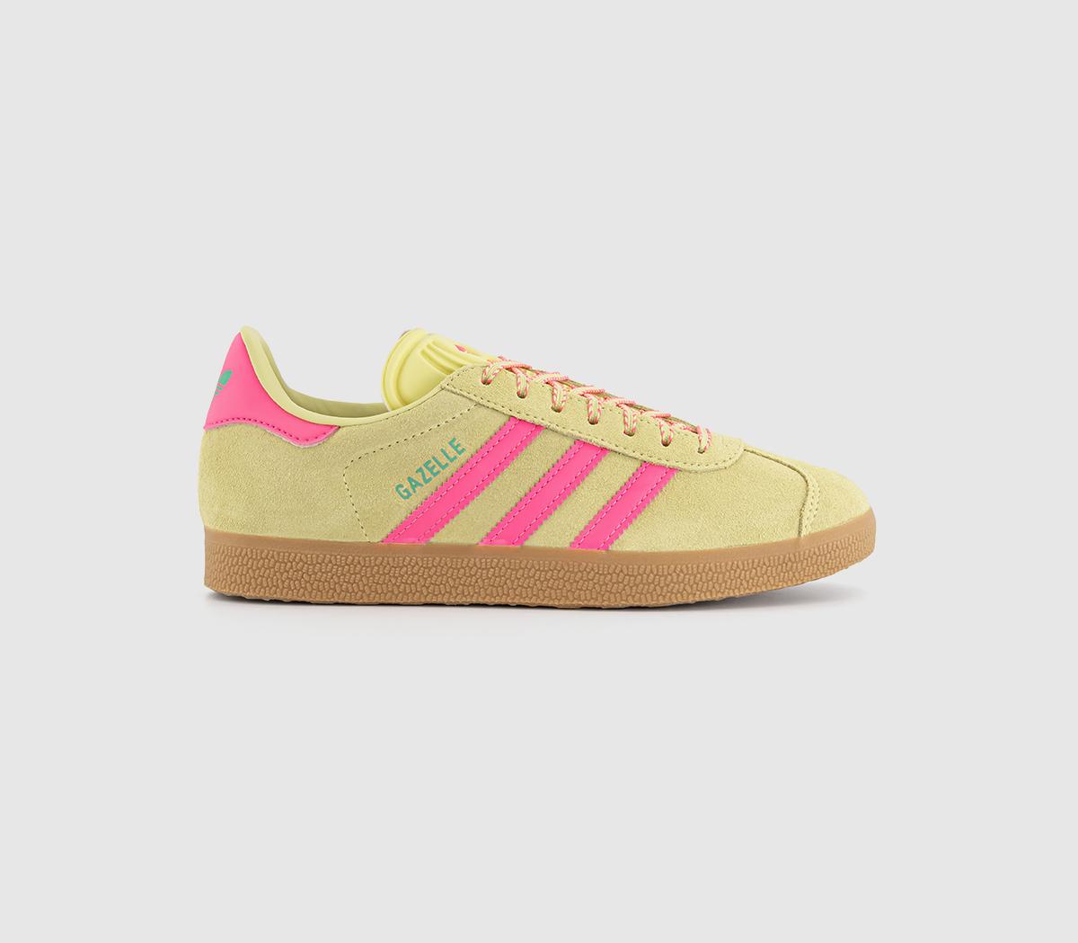 adidasGazelle Trainers adidasGazelle TrainersPower Yellow Lucid Pink Gum