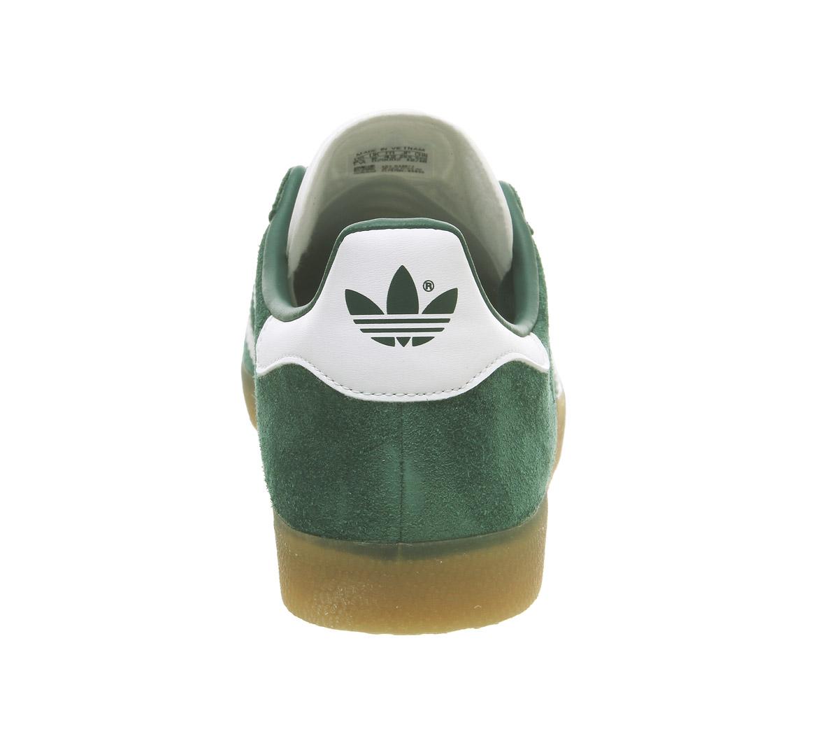 adidasGazelle TrainersCollegiate Green White Gum