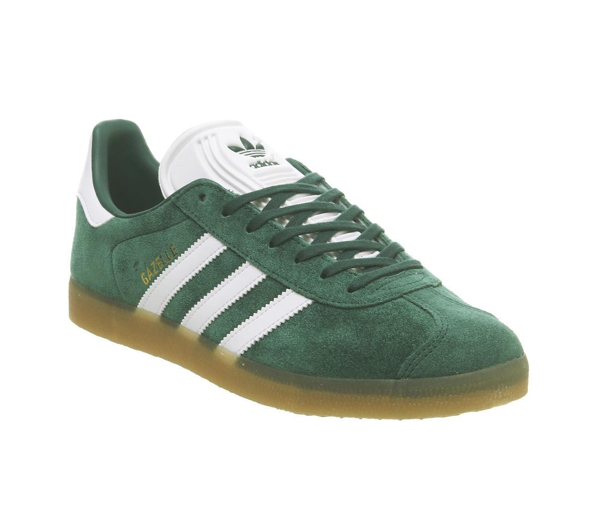 adidas gazelle green gum sole