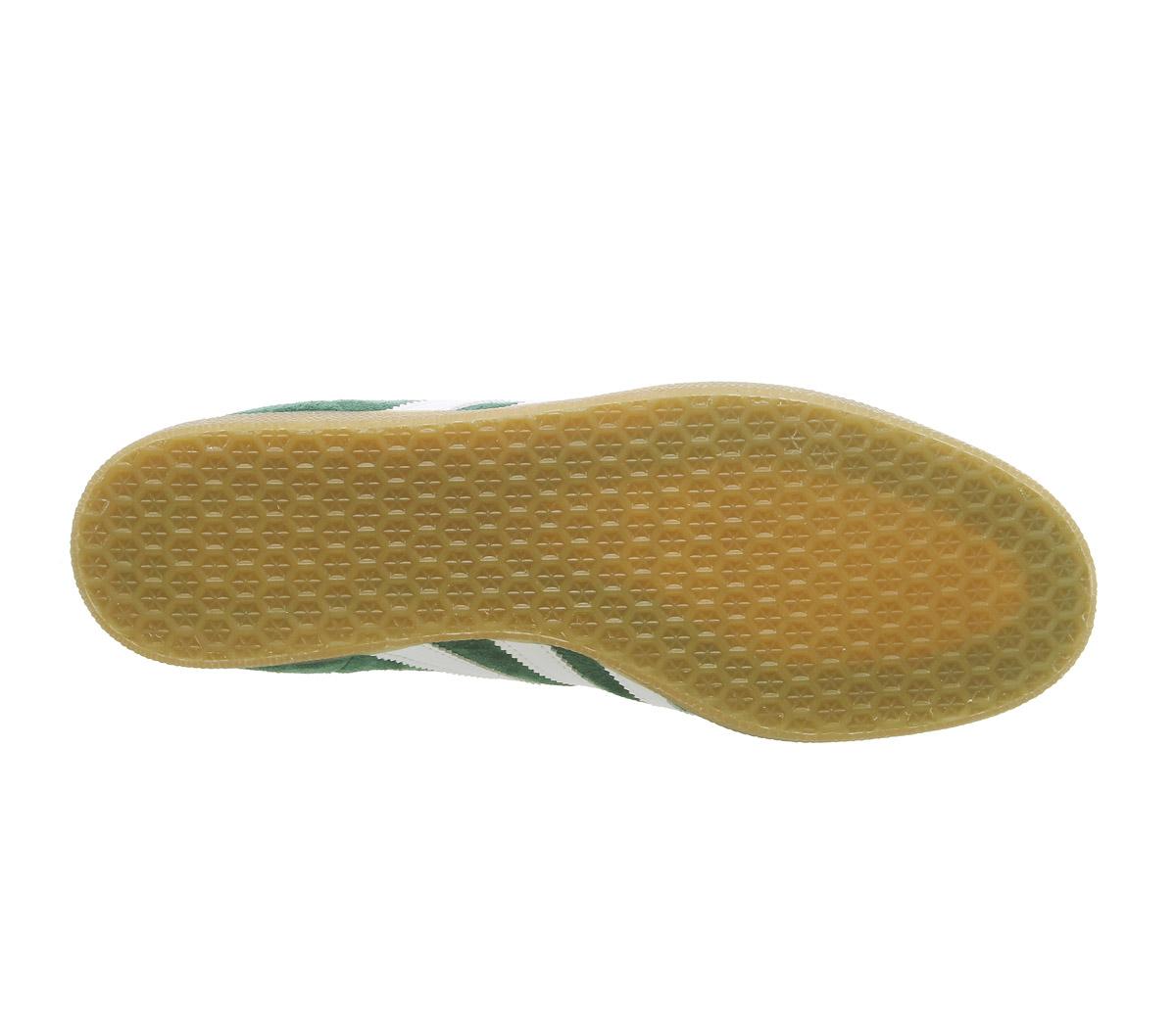 adidasGazelle TrainersCollegiate Green White Gum