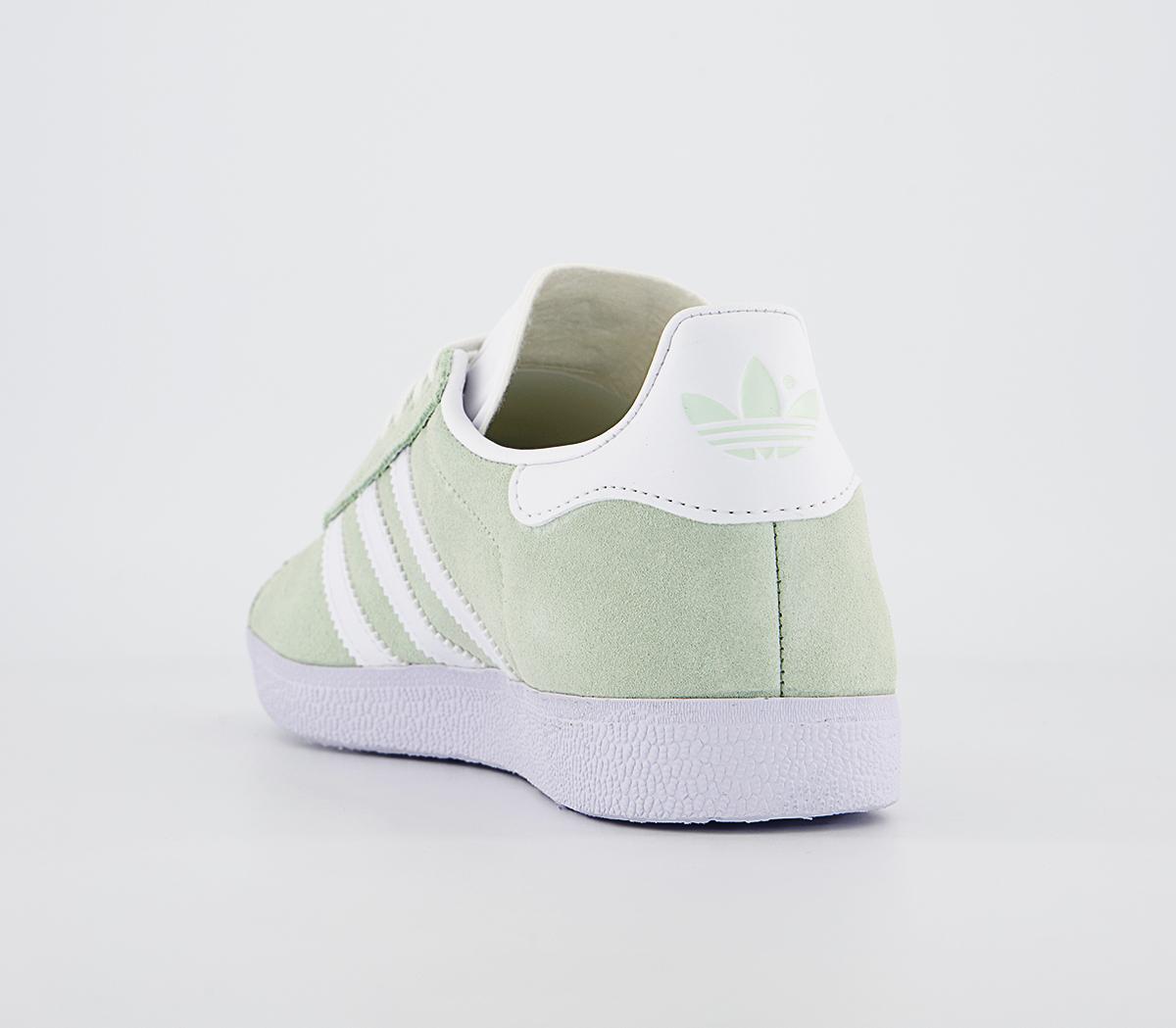 adidas Gazelle Trainers adidas Gazelle Trainers Linen Green White Gold