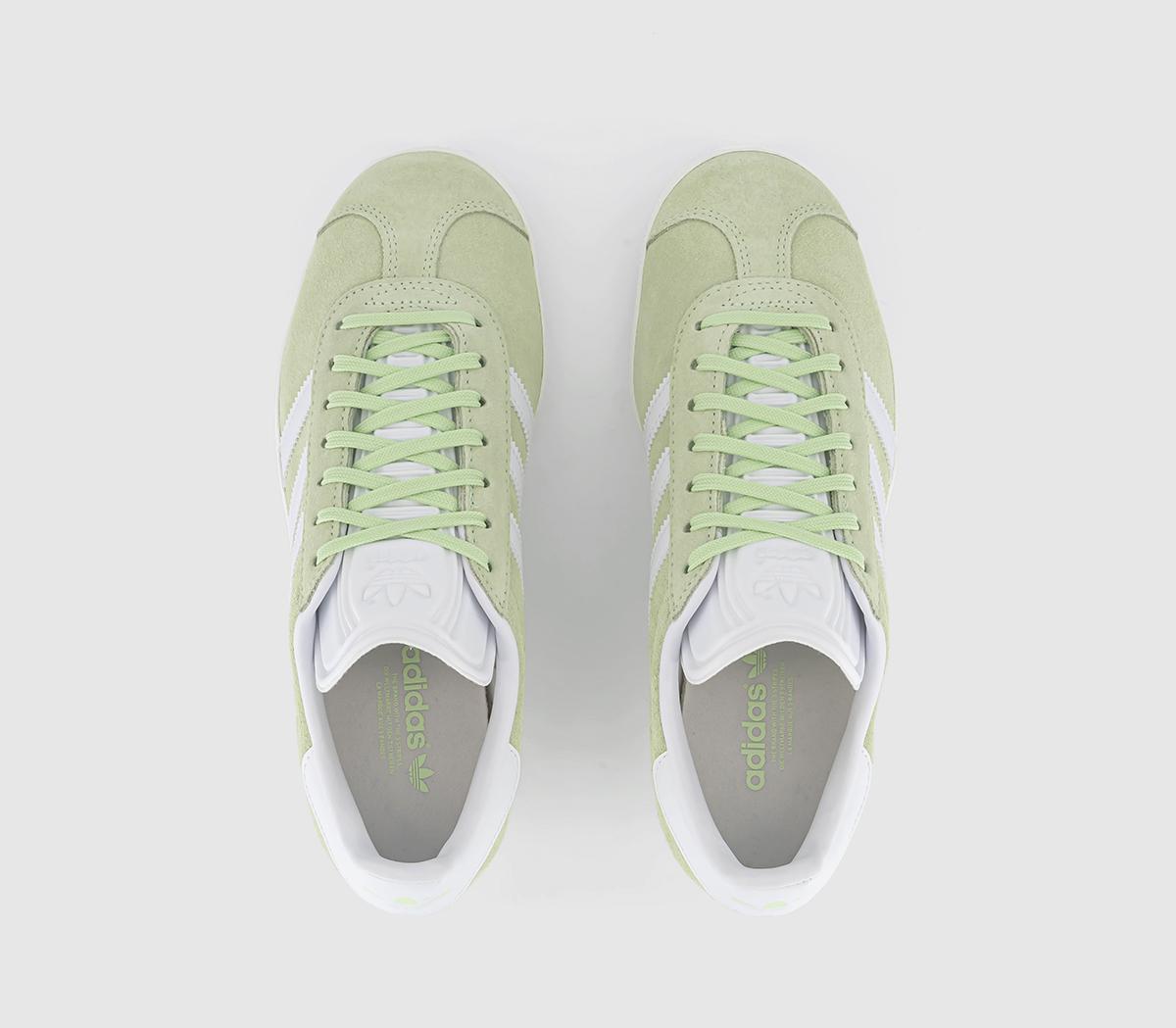 adidasGazelle TrainersSemi Green Spark White Semi Green Spark