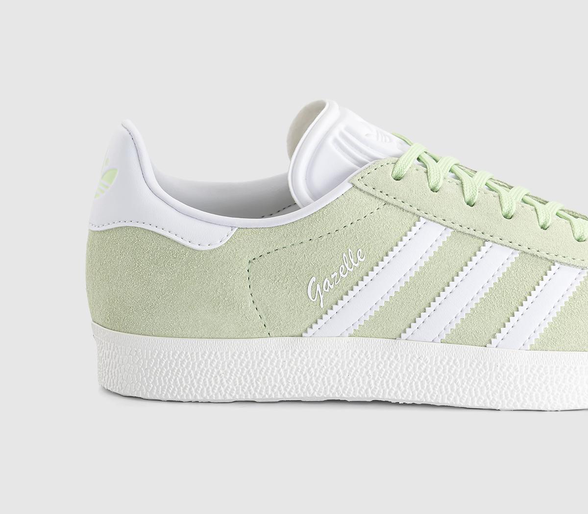 adidasGazelle TrainersSemi Green Spark White Semi Green Spark