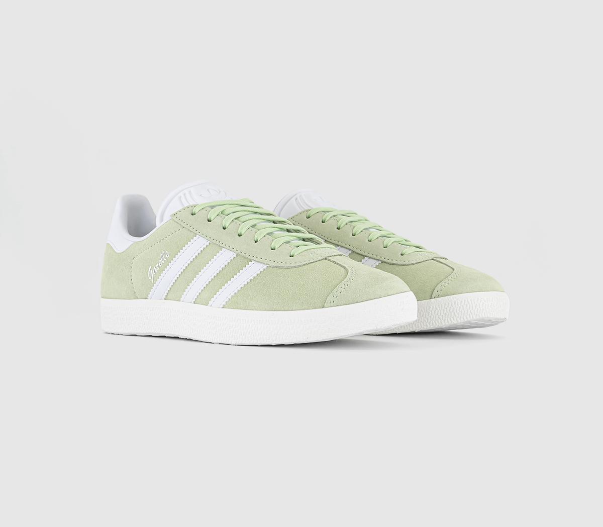 adidasGazelle TrainersSemi Green Spark White Semi Green Spark