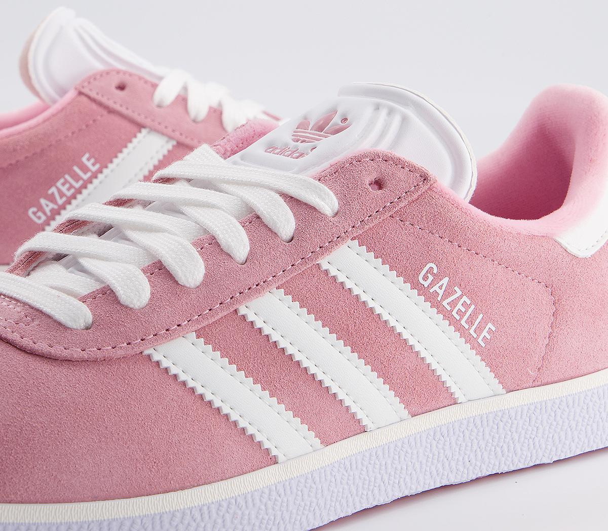 adidas Gazelle Trainers Pink White - Women's Trainers