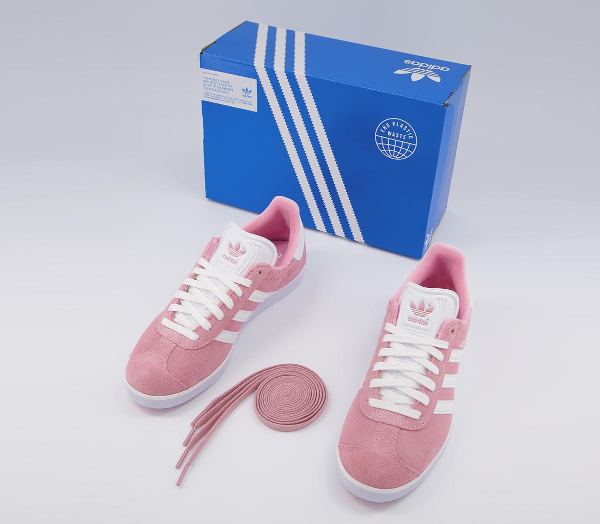 adidas Gazelle Trainers adidas Gazelle Trainers Pink White