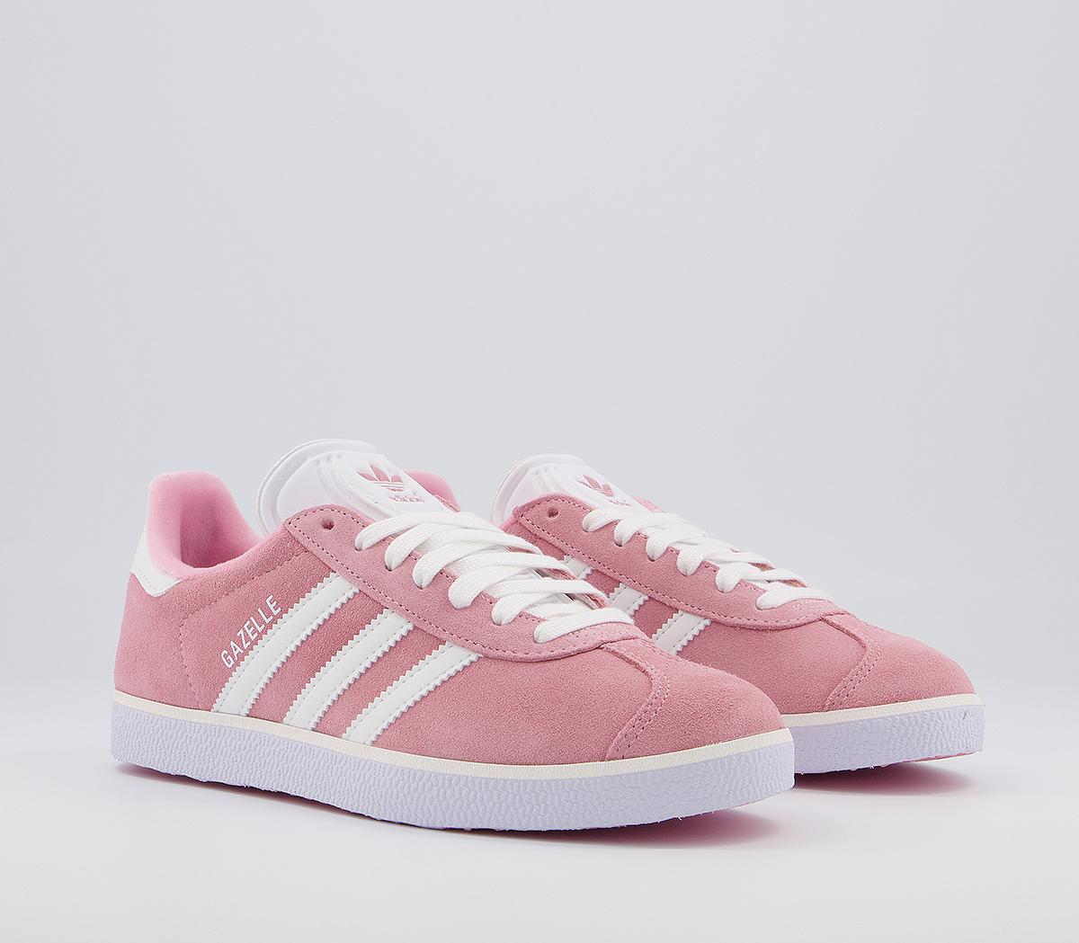 adidas Gazelle Trainers Pink White - Women's Trainers